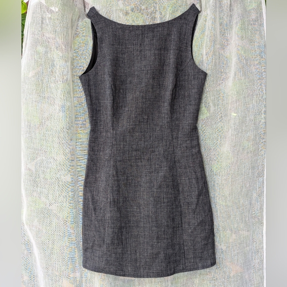 Rihoas/ New w. tags / MEDIUM & XS / Grey Boat Neck Sleeveless Mini Dress - Picture 1 of 4